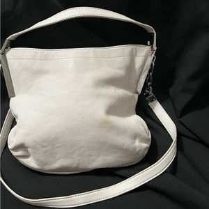 Michael Kors white leather purse.